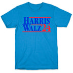 Harris Walz 2024 Blue T-Shirt