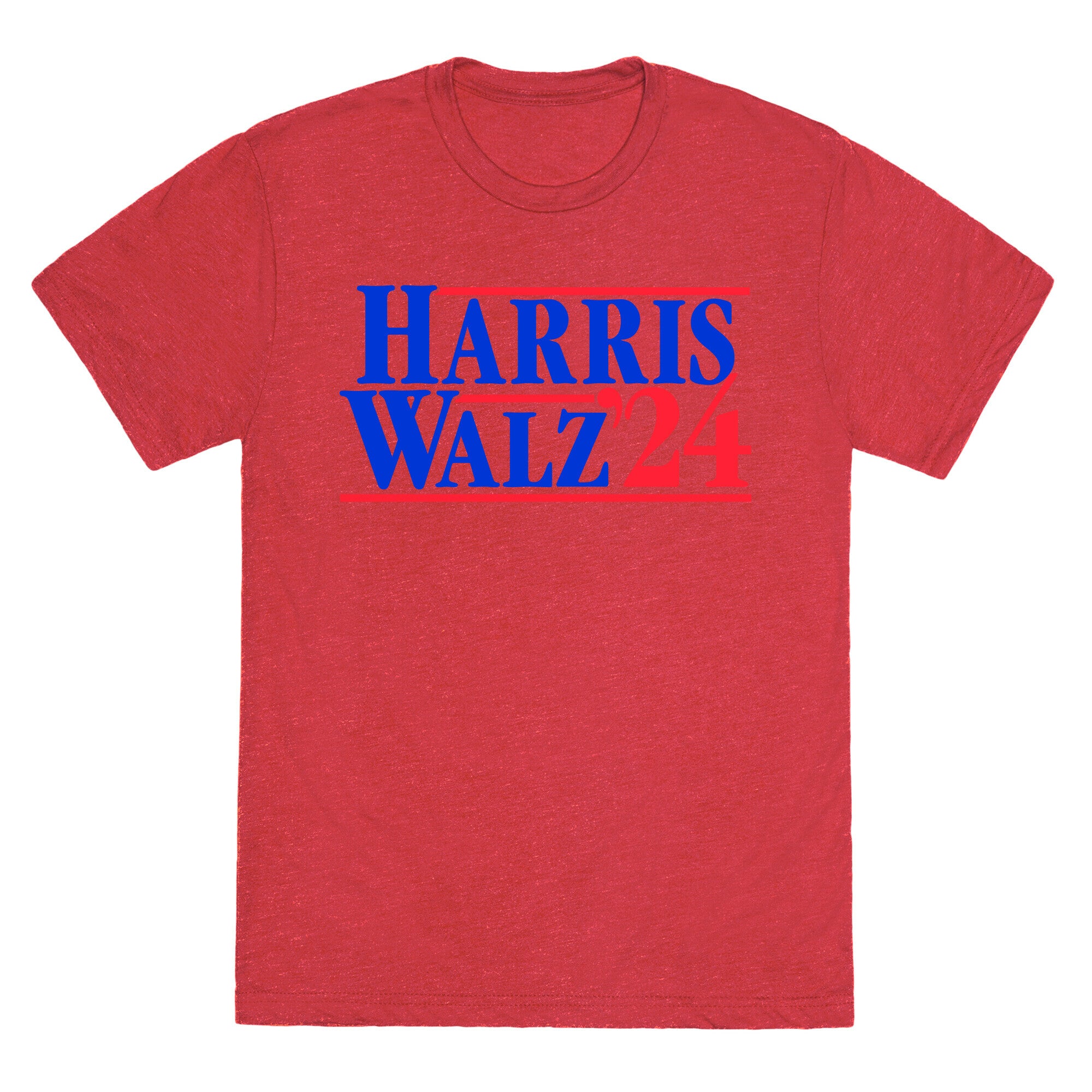Harris Walz 2024 Blue Unisex Triblend Tee