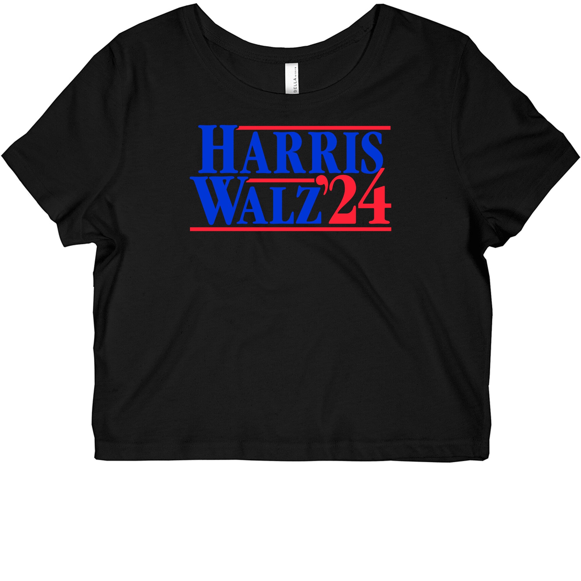 Harris Walz 2024 Blue Graphic Baby Tee