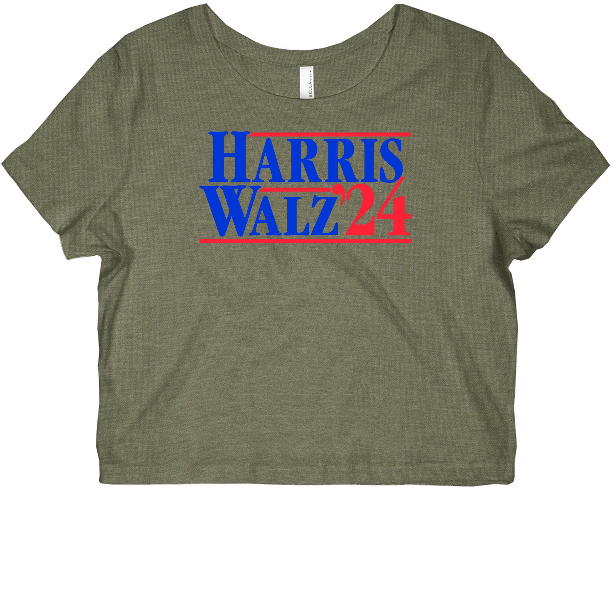 Harris Walz 2024 Blue Graphic Baby Tee