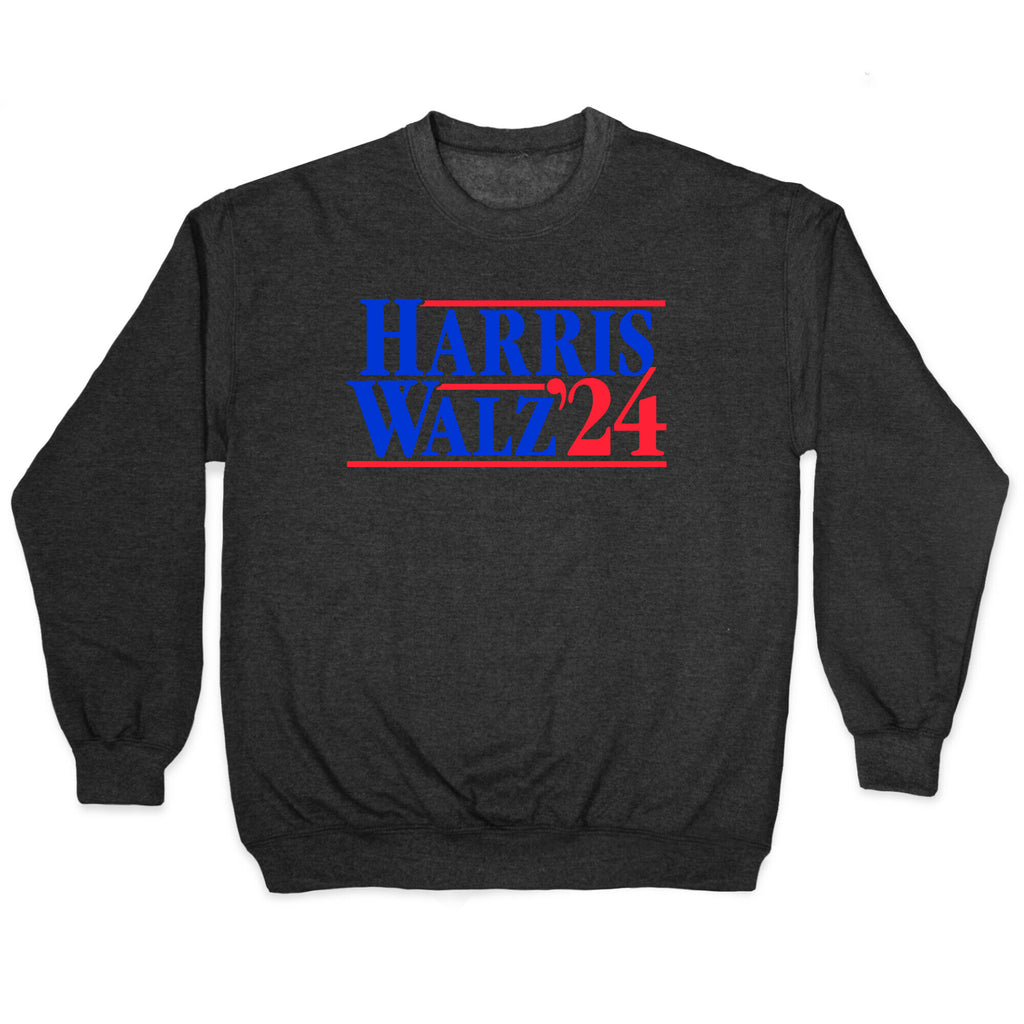 Harris Walz 2024 Blue Crewneck Sweatshirt