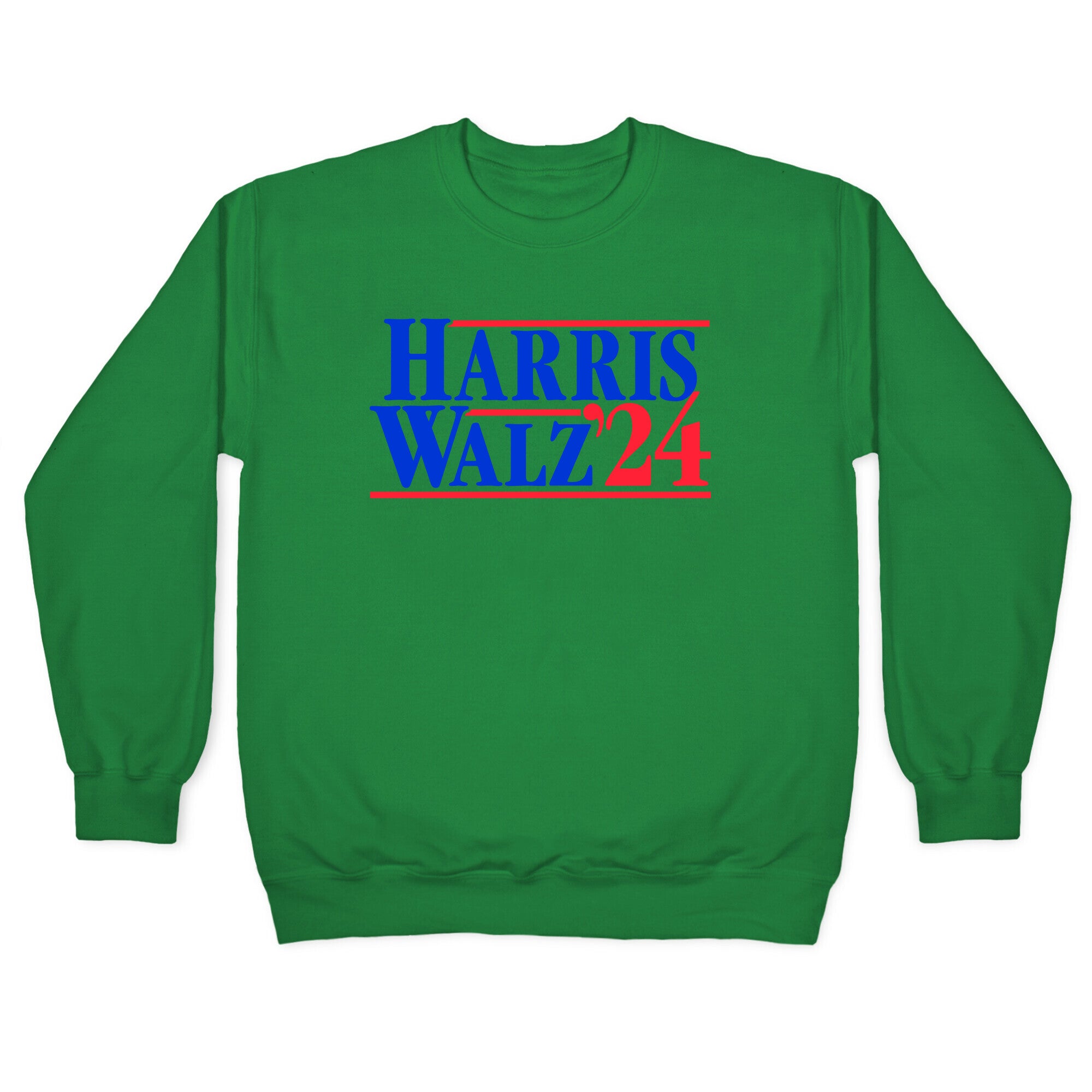 Harris Walz 2024 Blue Crewneck Sweatshirt