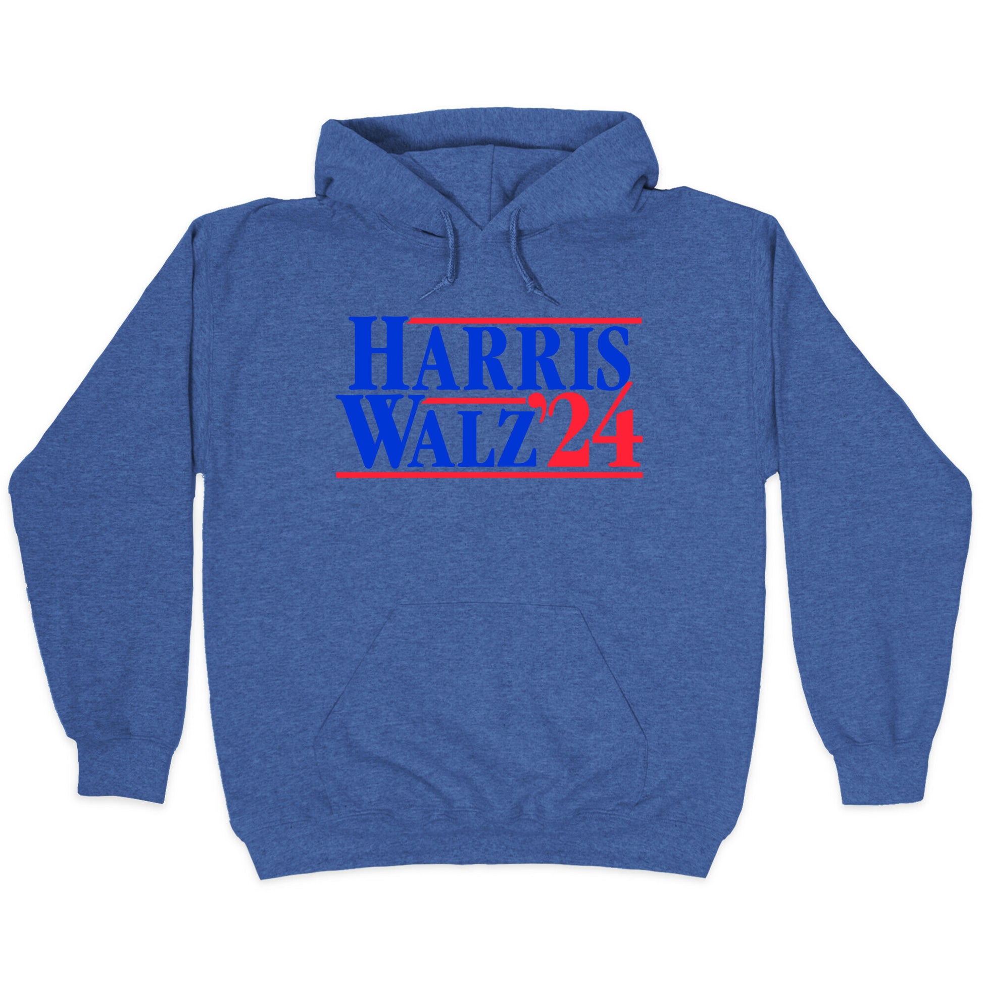 Harris Walz 2024 Blue Hoodie