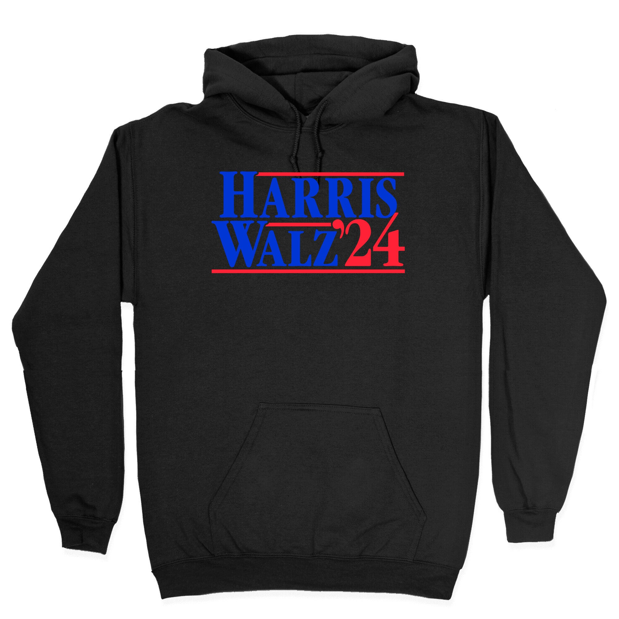 Harris Walz 2024 Blue Hoodie