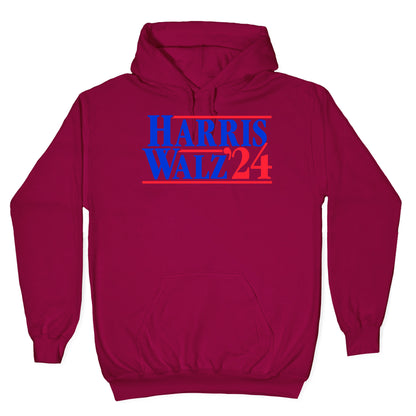 Harris Walz 2024 Blue Hoodie