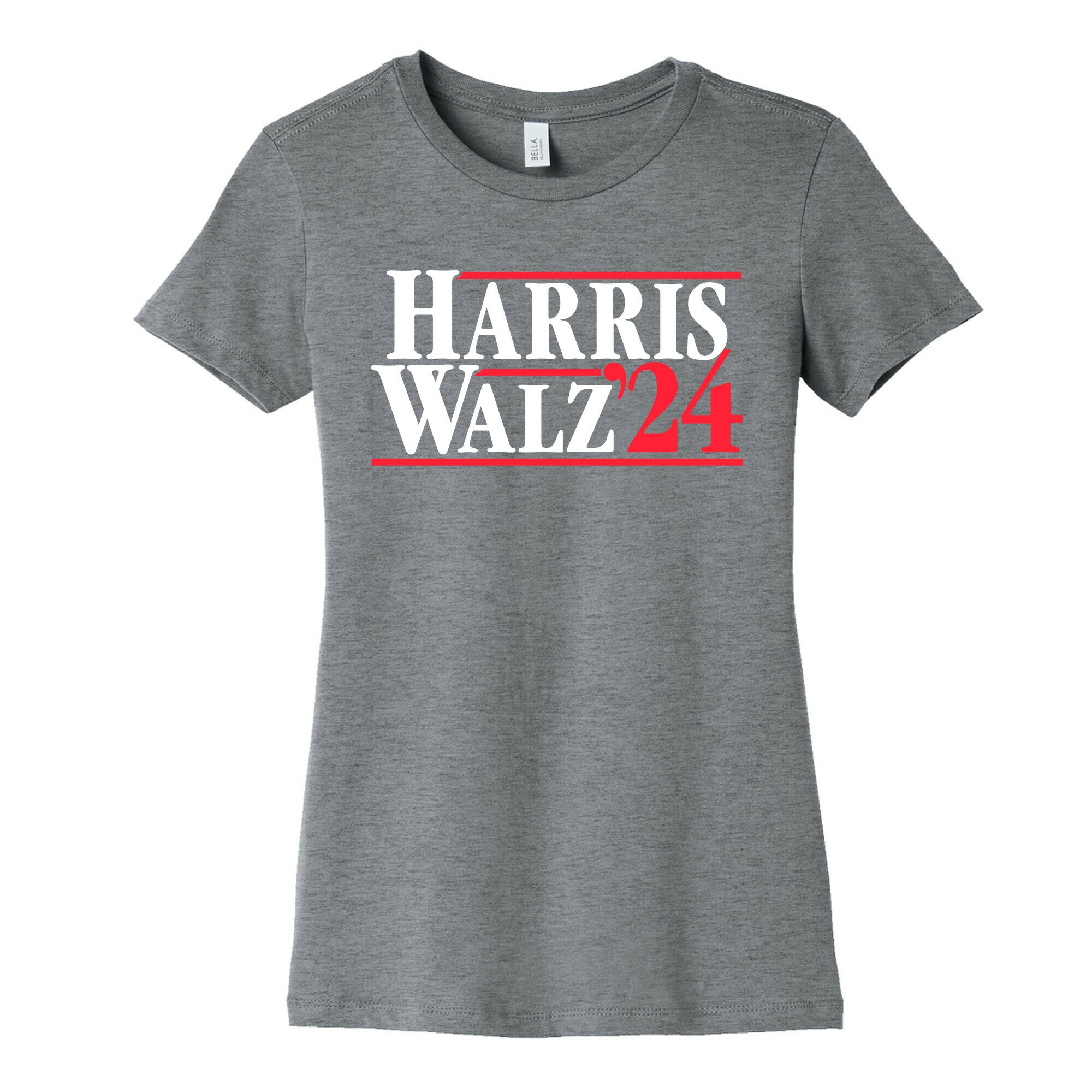 Harris Walz 2024 White Womens Cotton Tee