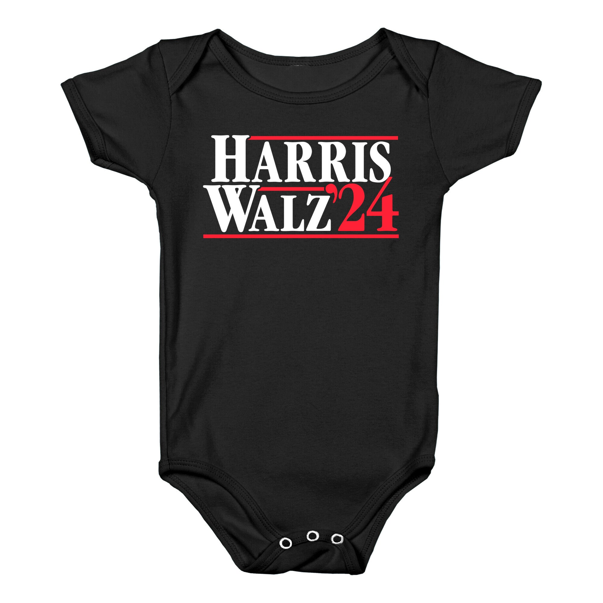 Harris Walz 2024 White Baby One-Piece