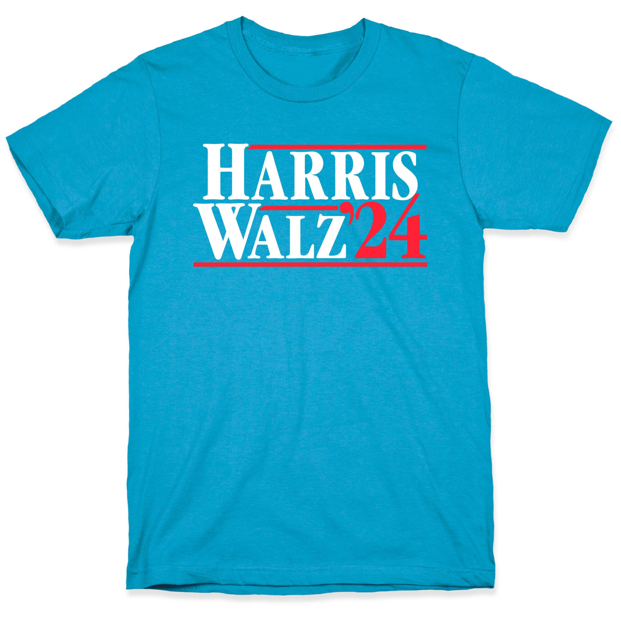 Harris Walz 2024 White Unisex Triblend Tee