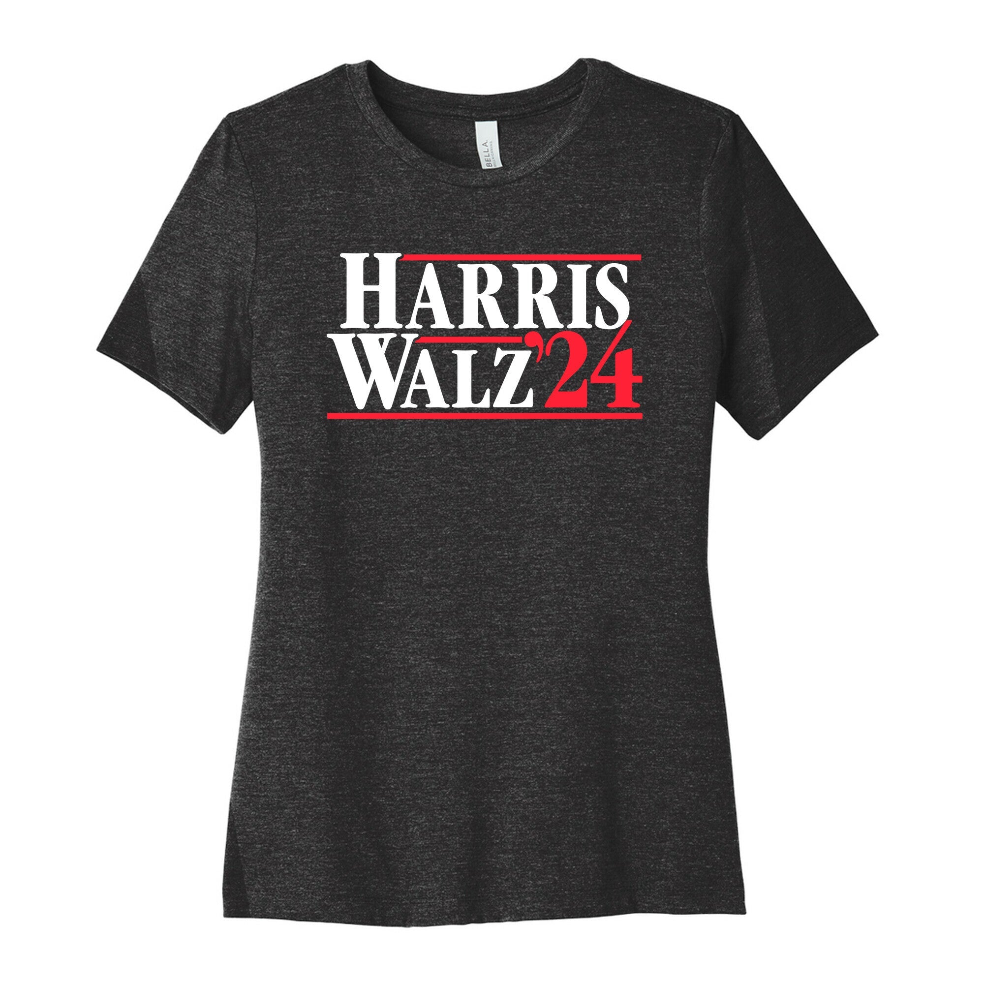 Harris Walz 2024 White Womens Cotton Tee