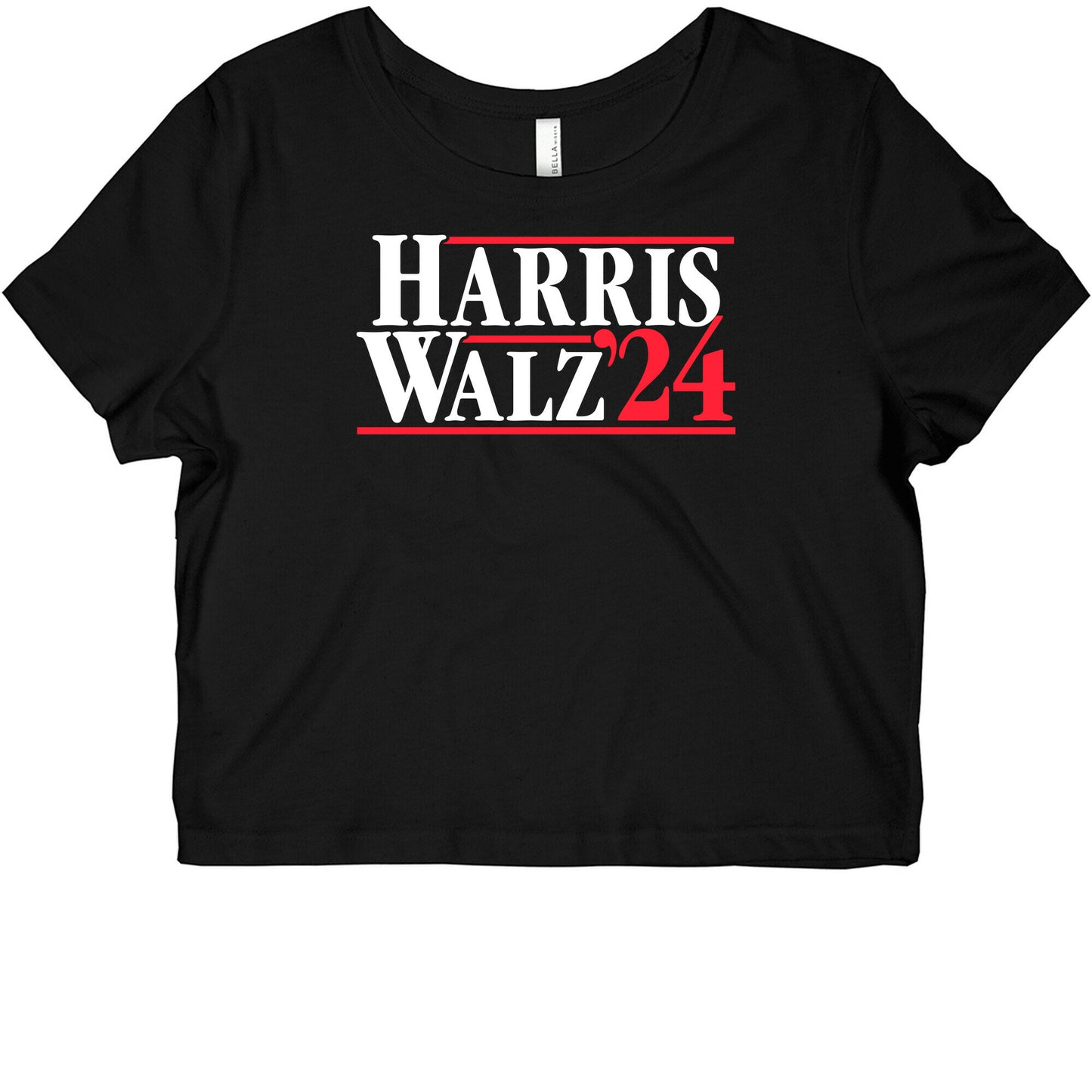 Harris Walz 2024 White Graphic Baby Tee