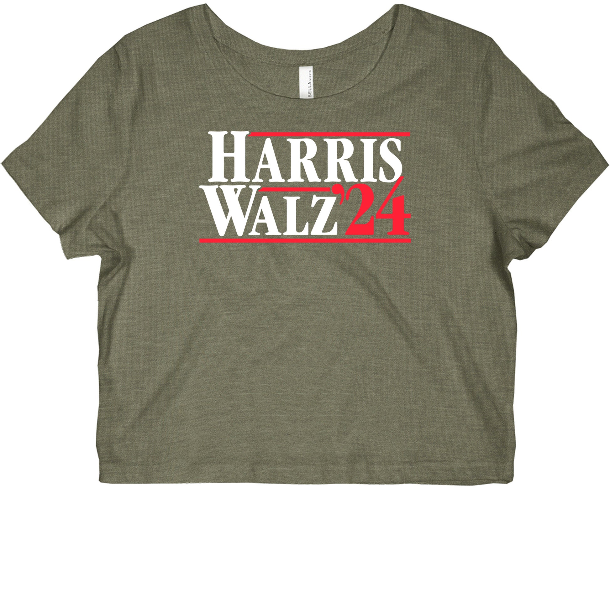 Harris Walz 2024 White Graphic Baby Tee