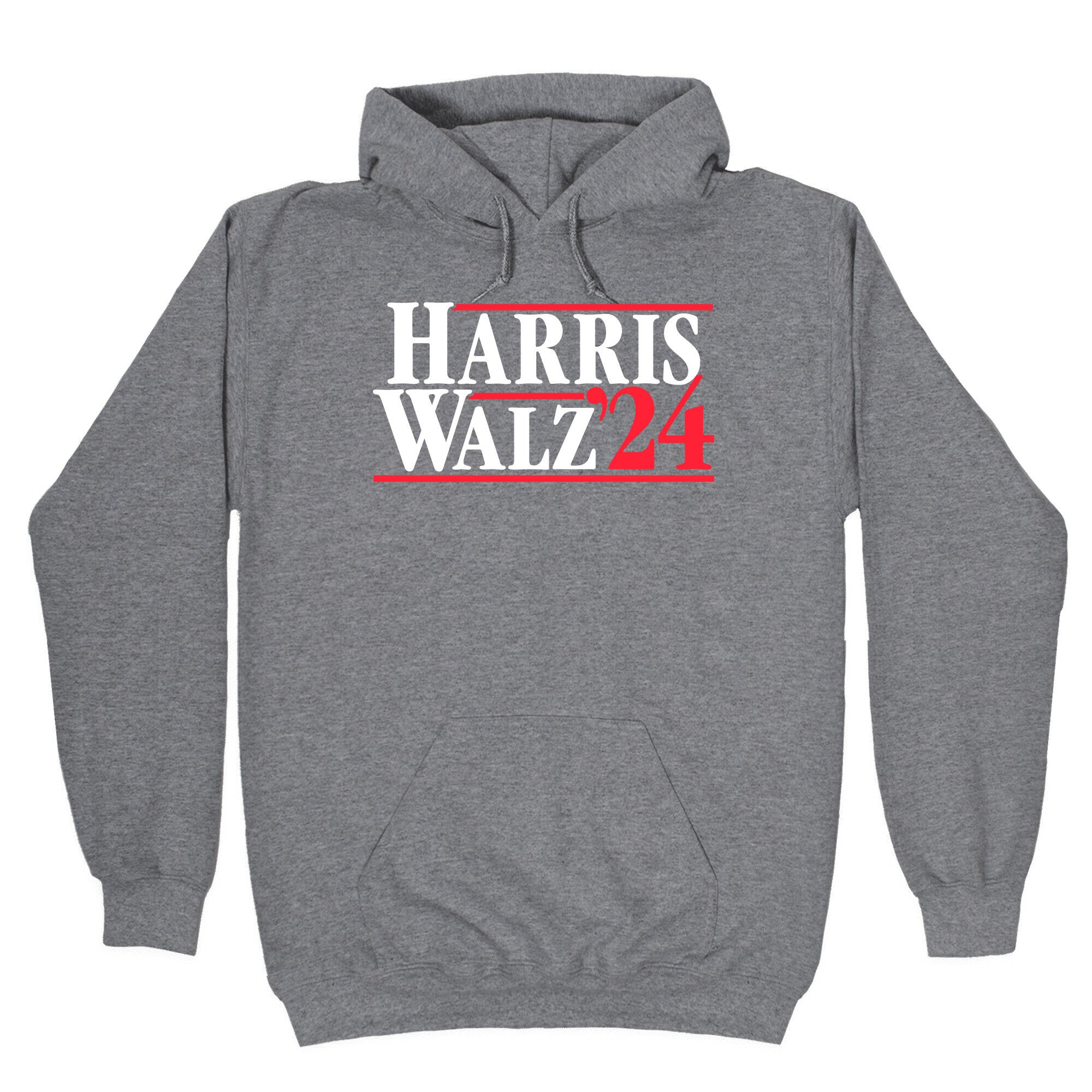 Harris Walz 2024 White Hoodie