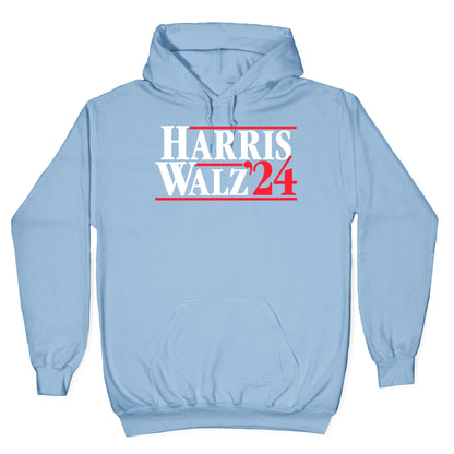 Harris Walz 2024 White Hoodie