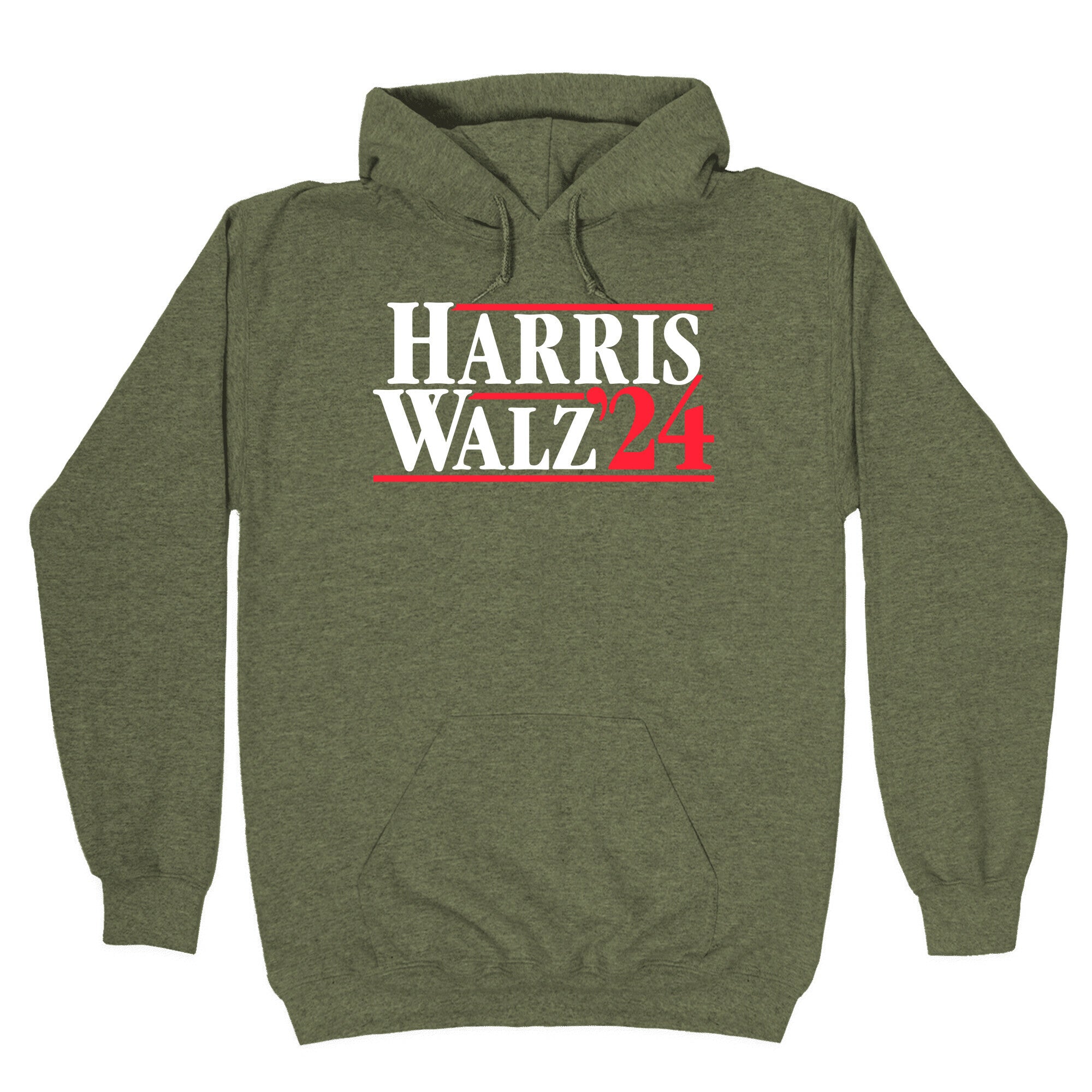 Harris Walz 2024 White Hoodie