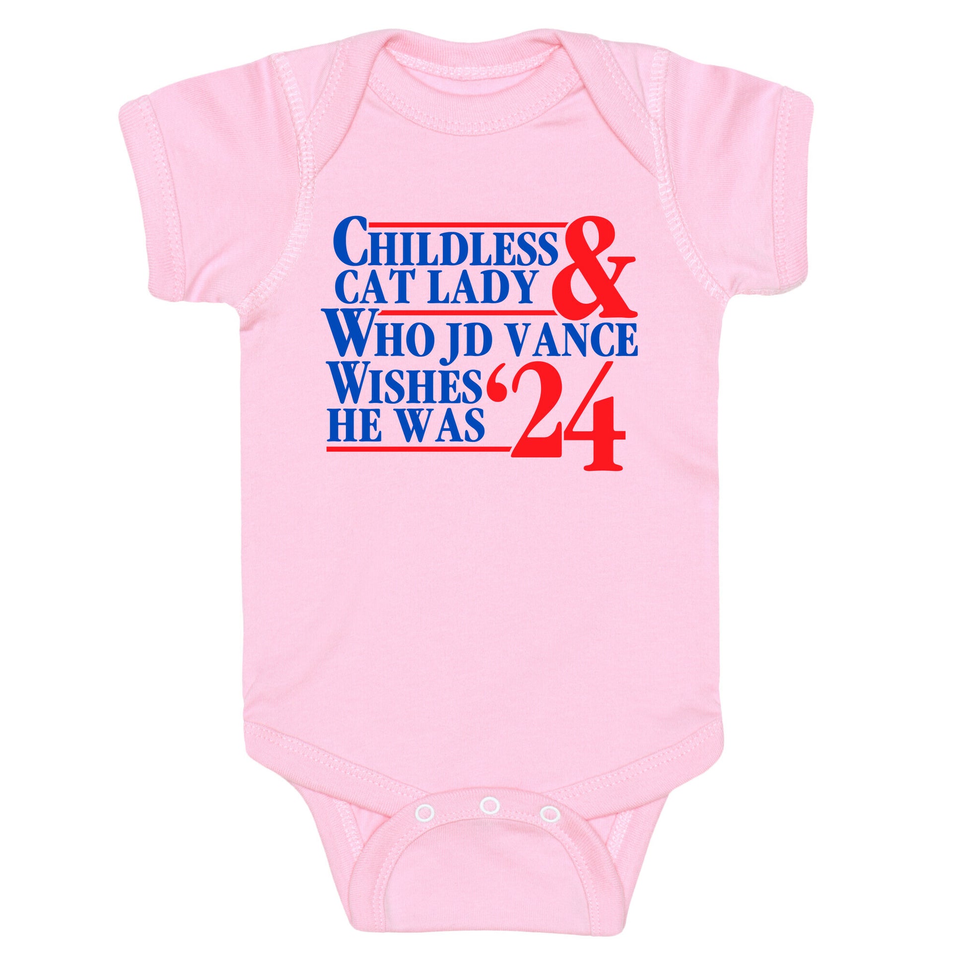 Childless Cat Lady Who JD Vance Wishes He Was Blue Baby One-Piece