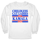 Patriotic Childless Cat Ladies for Kamala Longsleeve Tee
