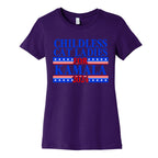 Patriotic Childless Cat Ladies for Kamala Womens Cotton Tee