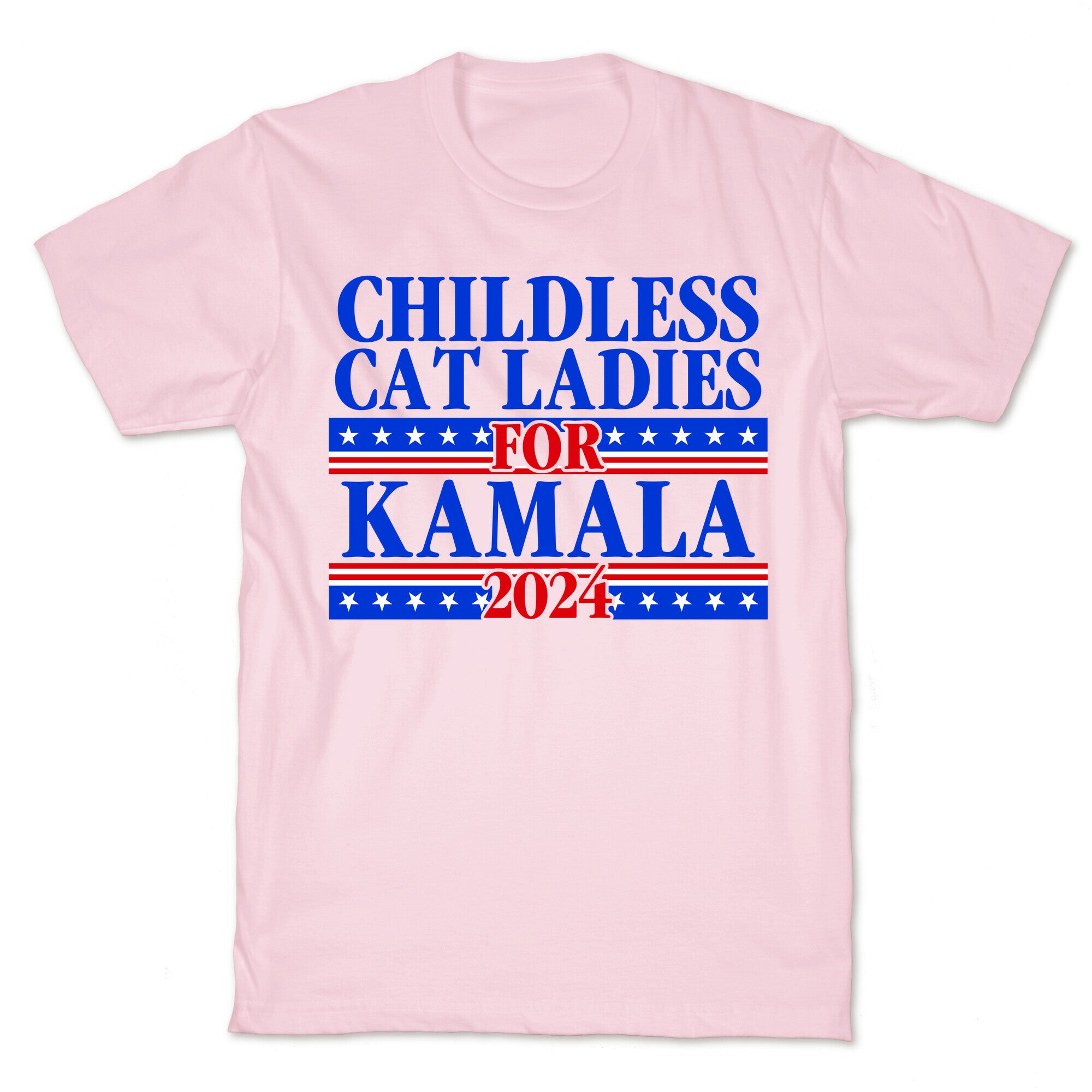 Patriotic Childless Cat Ladies for Kamala T-Shirt