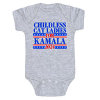Patriotic Childless Cat Ladies for Kamala Baby One-Piece