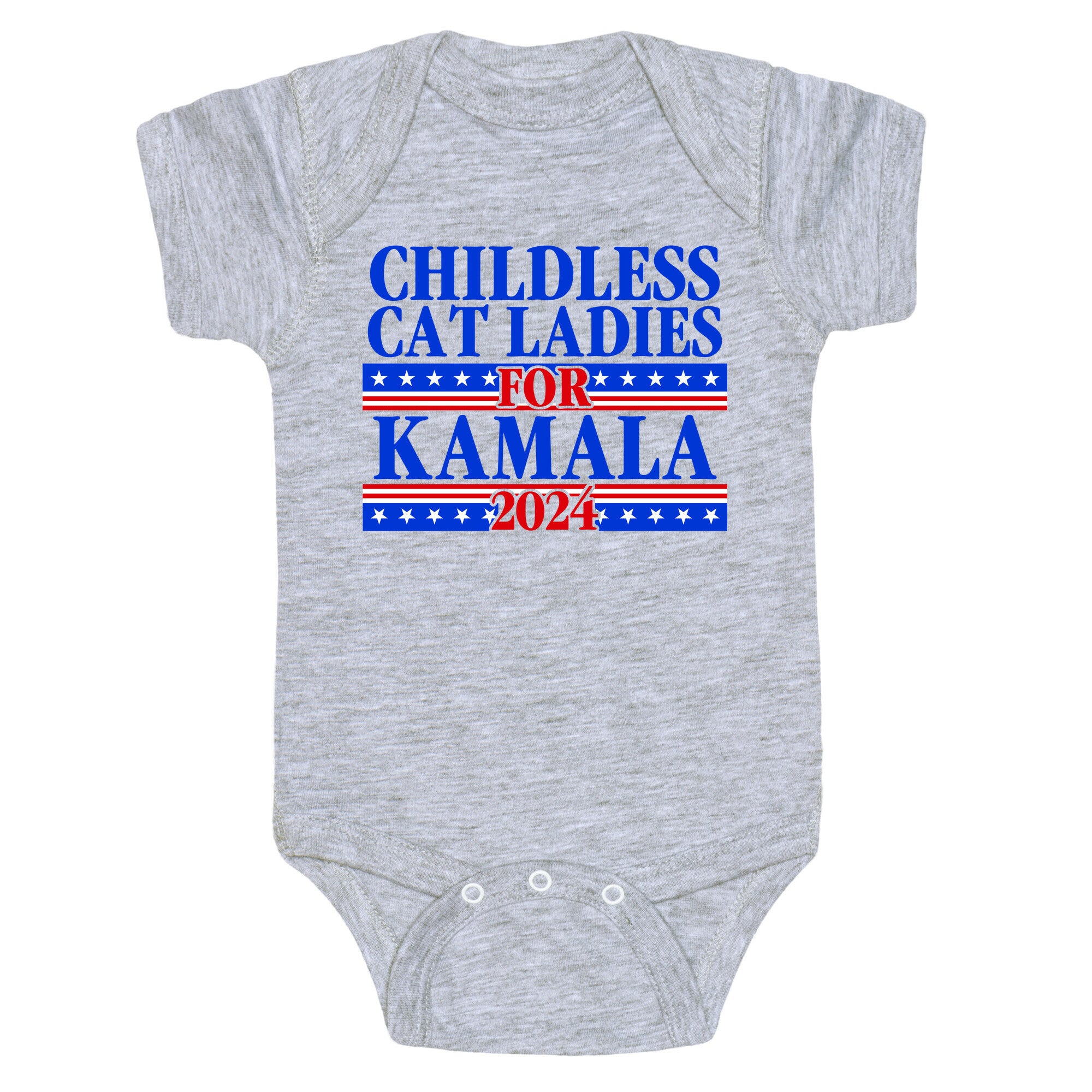 Patriotic Childless Cat Ladies for Kamala Baby One-Piece