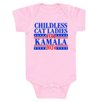 Patriotic Childless Cat Ladies for Kamala Baby One-Piece