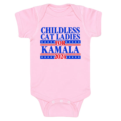 Patriotic Childless Cat Ladies for Kamala Baby One-Piece