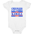 Patriotic Childless Cat Ladies for Kamala Baby One-Piece