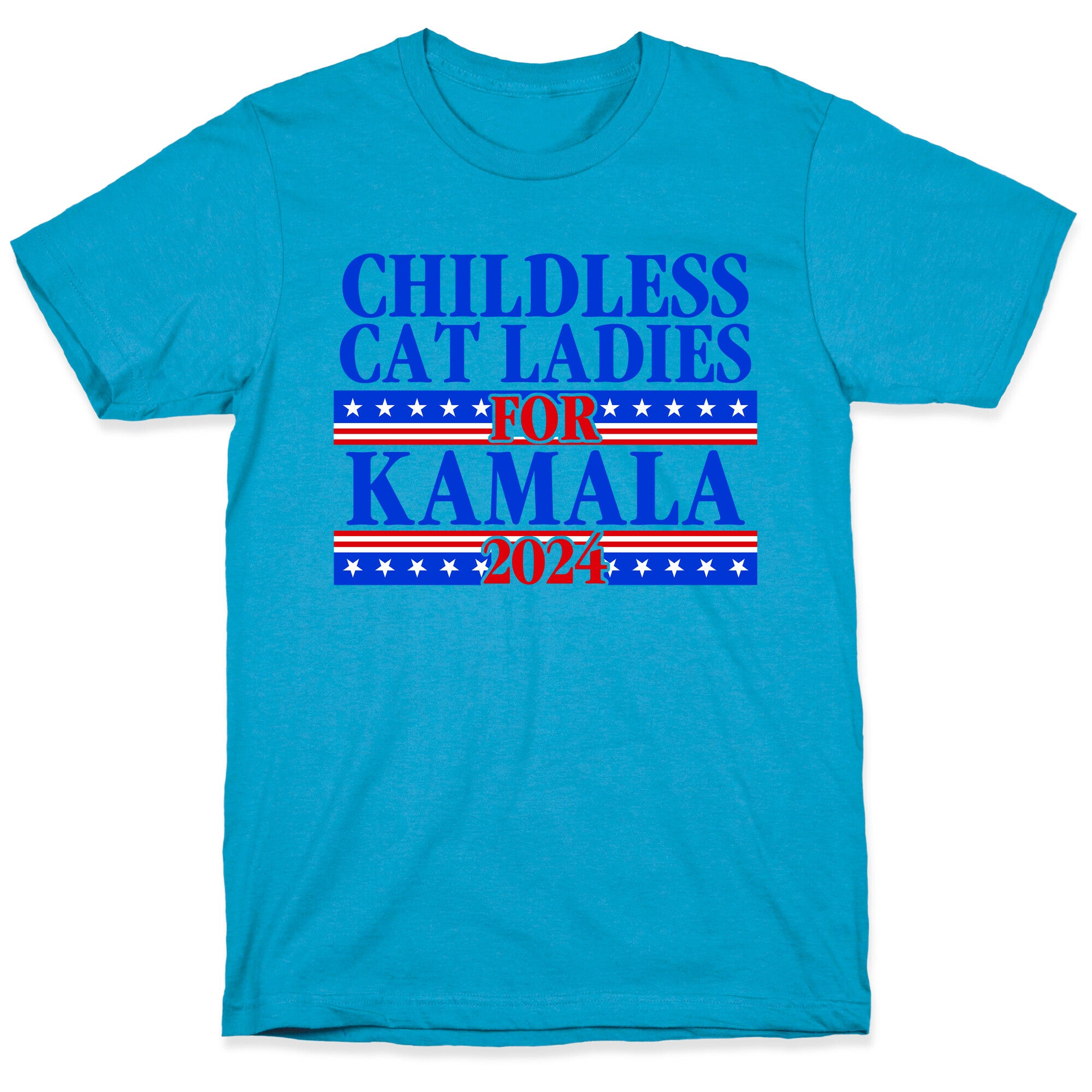 Patriotic Childless Cat Ladies for Kamala Unisex Triblend Tee