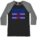 Patriotic Childless Cat Ladies for Kamala Baseball Tee