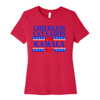 Patriotic Childless Cat Ladies for Kamala Womens Cotton Tee
