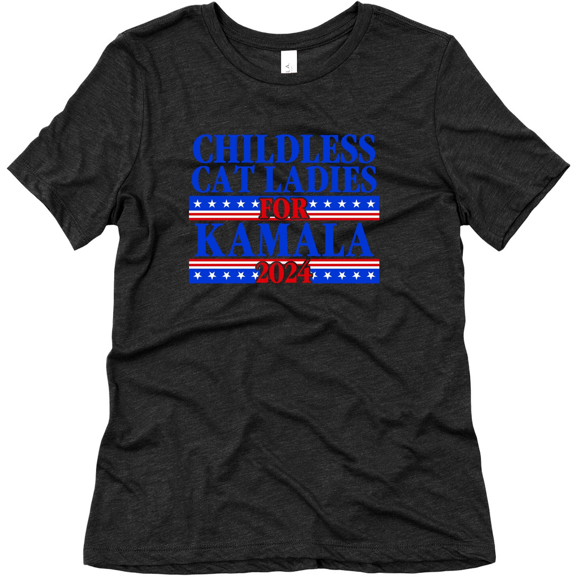 Patriotic Childless Cat Ladies for Kamala Womens Triblend Tee