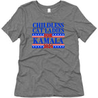 Patriotic Childless Cat Ladies for Kamala Womens Triblend Tee