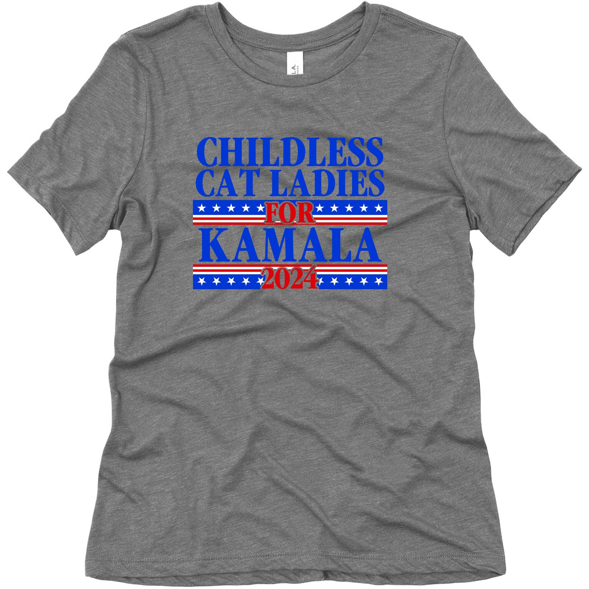 Patriotic Childless Cat Ladies for Kamala Womens Triblend Tee