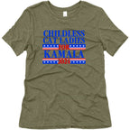Patriotic Childless Cat Ladies for Kamala Womens Triblend Tee