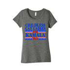 Patriotic Childless Cat Ladies for Kamala Womens Triblend Tee