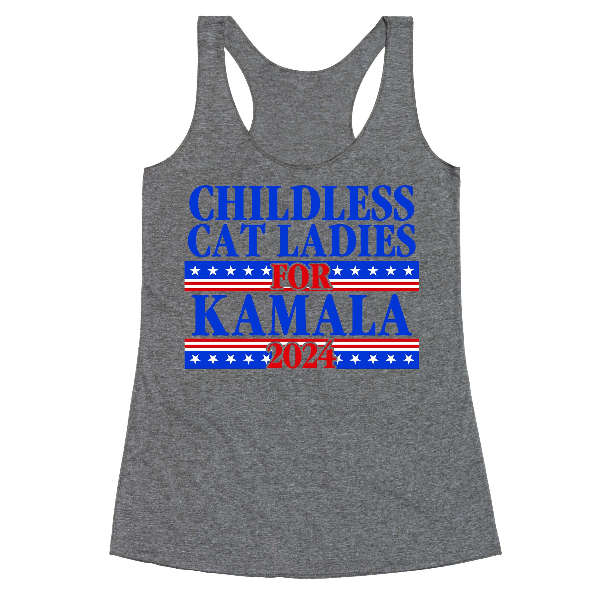 Patriotic Childless Cat Ladies for Kamala Racerback Tank