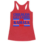 Patriotic Childless Cat Ladies for Kamala Racerback Tank