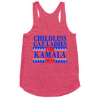 Patriotic Childless Cat Ladies for Kamala Racerback Tank