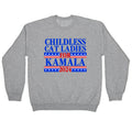 Patriotic Childless Cat Ladies for Kamala Crewneck Sweatshirt