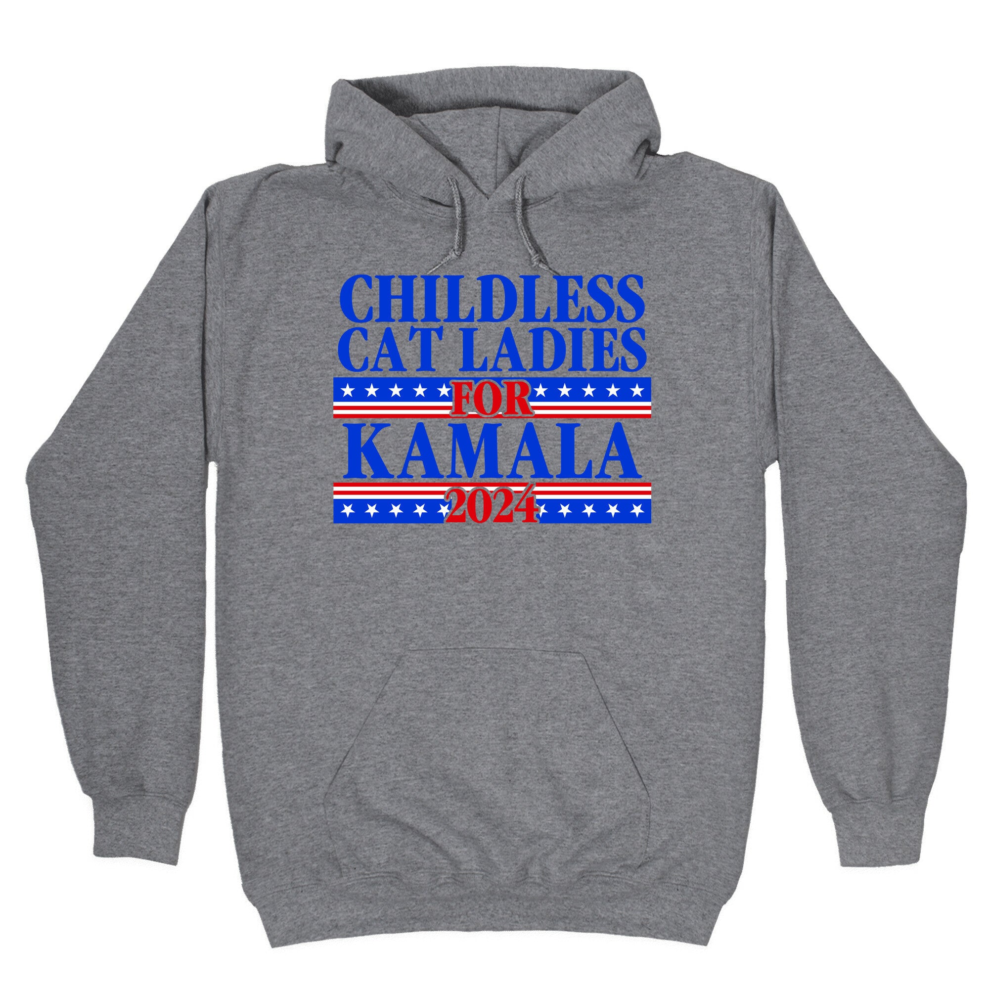 Patriotic Childless Cat Ladies for Kamala Hoodie