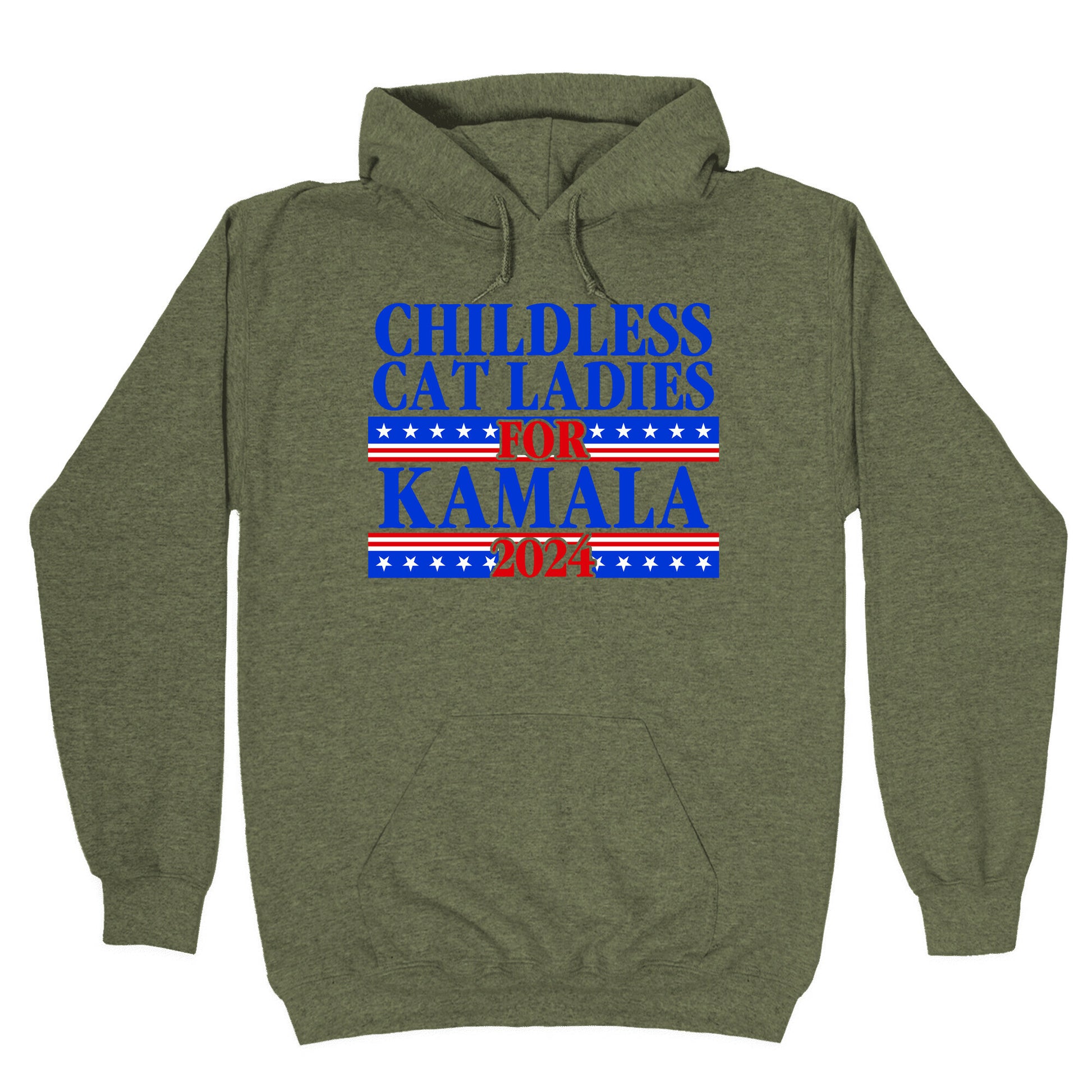 Patriotic Childless Cat Ladies for Kamala Hoodie