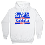 Patriotic Childless Cat Ladies for Kamala Hoodie