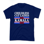 Patriotic Childless Cat Ladies for Kamala Kids Tee