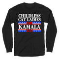 Patriotic Childless Cat Ladies for Kamala Longsleeve Tee