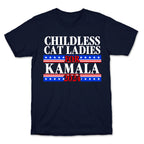 Patriotic Childless Cat Ladies for Kamala T-Shirt