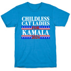 Patriotic Childless Cat Ladies for Kamala T-Shirt