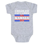 Patriotic Childless Cat Ladies for Kamala Baby One-Piece