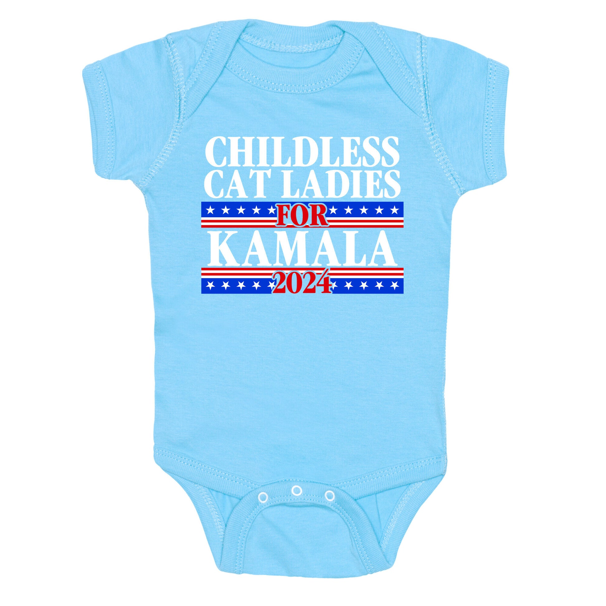 Patriotic Childless Cat Ladies for Kamala Baby One-Piece