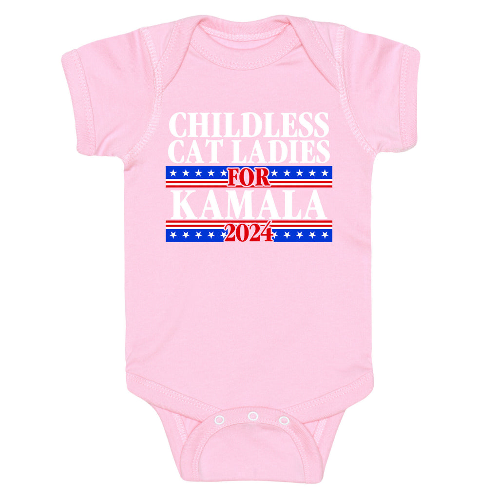 Patriotic Childless Cat Ladies for Kamala Baby One-Piece