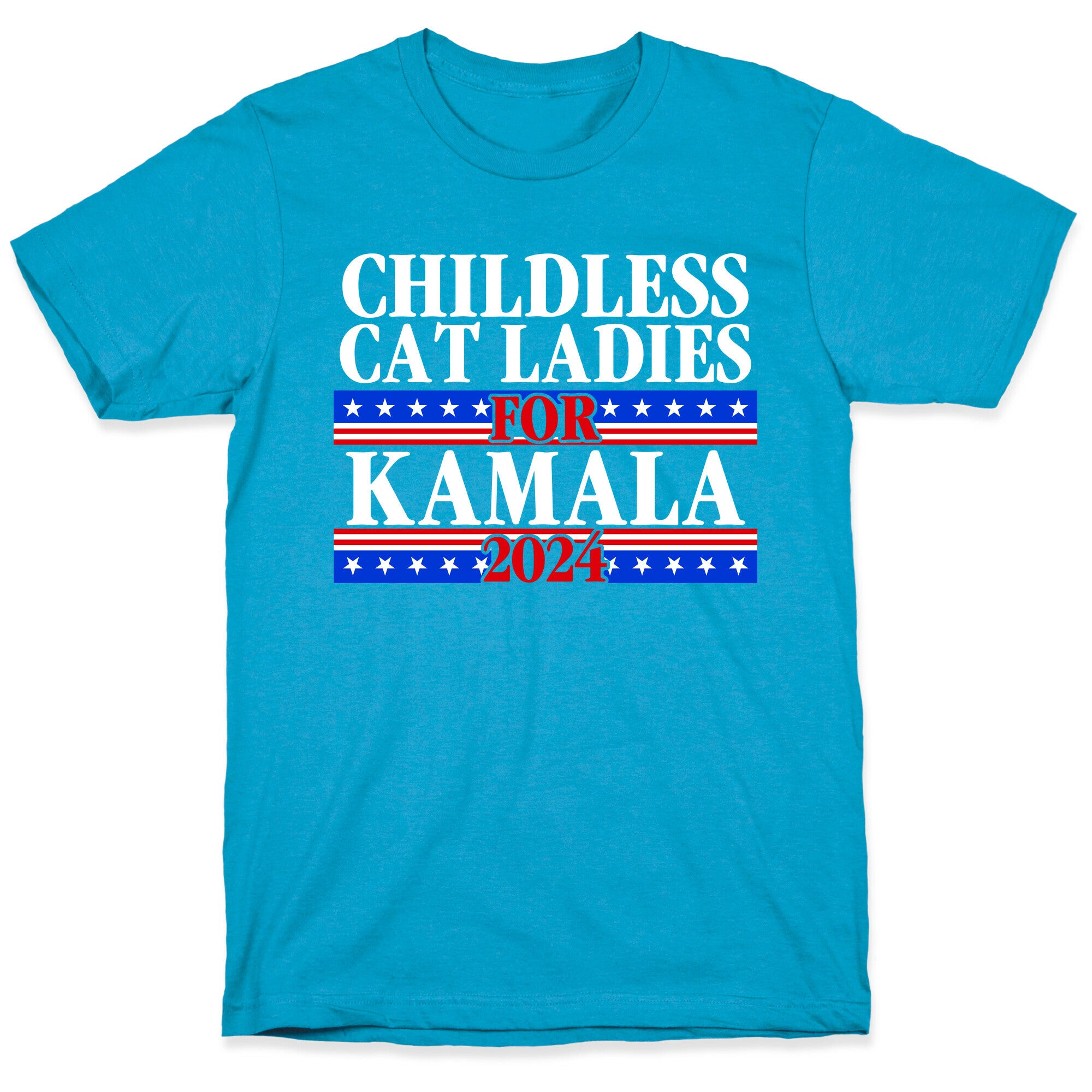 Patriotic Childless Cat Ladies for Kamala Unisex Triblend Tee